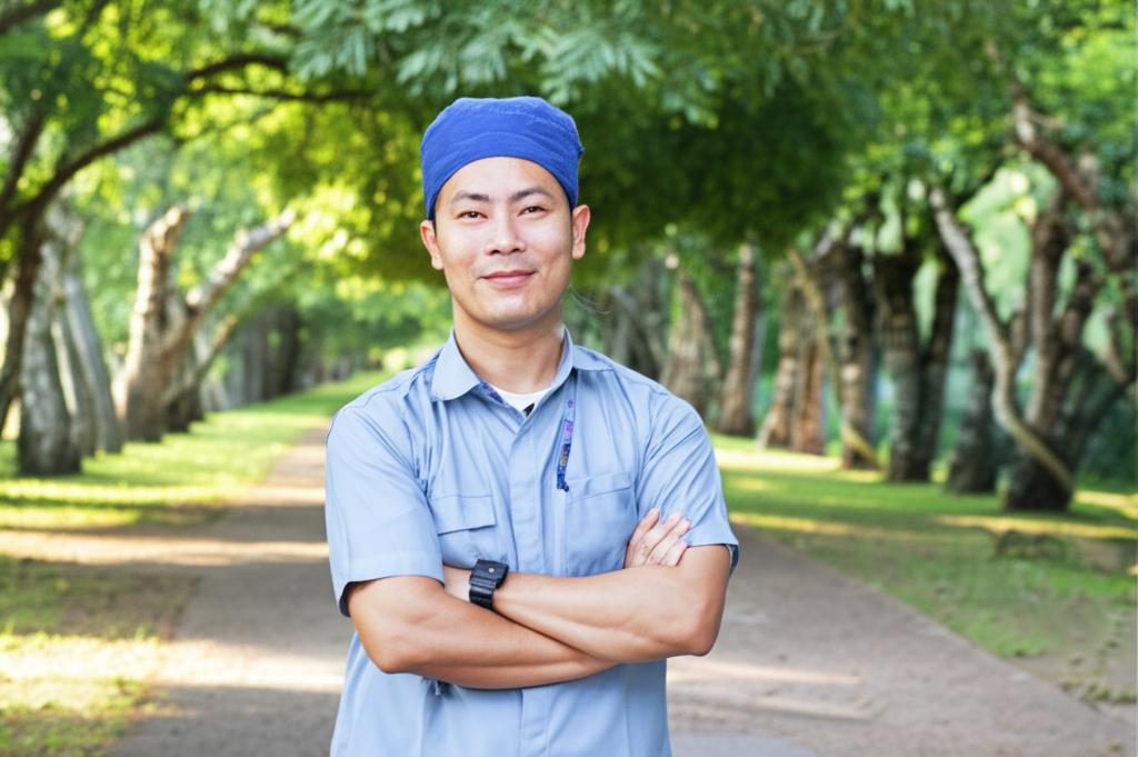 Khun Anek looking relaxed and energetic after implementing his recovery strategy
